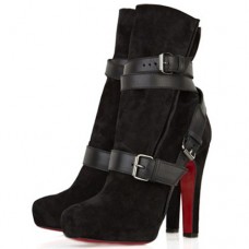 Botines Christian Louboutin Guerriere de 120 mm, color negro. Botines Christian Louboutin Guerriere de 120 mm, color negro.