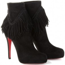 Botines Christian Louboutin Rom de 120 mm, color negro. Botines Christian Louboutin Rom de 120 mm, color negro.