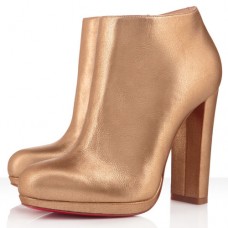 Botines Christian Louboutin Rock And Gold de 120 mm color dorado Botines Christian Louboutin Rock And Gold de 120 mm color dorado