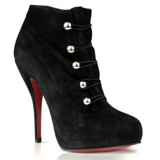 Botines Christian Louboutin Fifre Corset de 120 mm, color negro. Botines Christian Louboutin Fifre Corset de 120 mm, color negro.