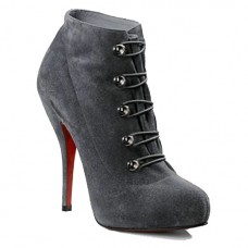 Botines Christian Louboutin Fifre Corset de 120 mm, color gris. Botines Christian Louboutin Fifre Corset de 120 mm, color gris.