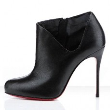 Botines Christian Louboutin Lisse de 100 mm, color negro. Botines Christian Louboutin Lisse de 100 mm, color negro.