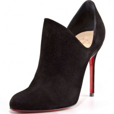 Botines Christian Louboutin Dugueclina de 100 mm, color negro. Botines Christian Louboutin Dugueclina de 100 mm, color negro.