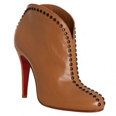 Botines Christian Louboutin Catch Me de 100 mm color marrón. Botines Christian Louboutin Catch Me de 100 mm color marrón.