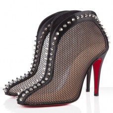 Botines Christian Louboutin Bourriche de 100 mm, color negro. Botines Christian Louboutin Bourriche de 100 mm, color negro.