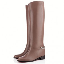 Botas Christian Louboutin Cate de 40 mm color topo Botas Christian Louboutin Cate de 40 mm color topo