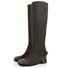 Botas Christian Louboutin Egoutina de 40 mm, color verde. Botas Christian Louboutin Egoutina de 40 mm, color verde.