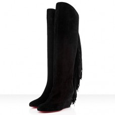 Botas Christian Louboutin Pouliche de 80 mm negras Botas Christian Louboutin Pouliche de 80 mm negras