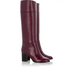 Botas Christian Louboutin Tuba de 80 mm color burdeos Botas Christian Louboutin Tuba de 80 mm color burdeos