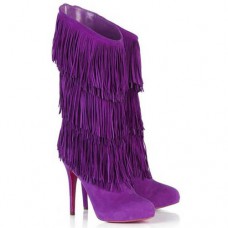 Botas Christian Louboutin Forever Tina de 140 mm color parmé Botas Christian Louboutin Forever Tina de 140 mm color parmé