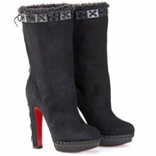 Botas Christian Louboutin Step N Roll de 140 mm, color negro. Botas Christian Louboutin Step N Roll de 140 mm, color negro.