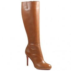 Botas Christian Louboutin Simple Botta de 100 mm, color marrón. Botas Christian Louboutin Simple Botta de 100 mm, color marrón.