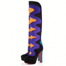 Botas Christian Louboutin Psycho de 120 mm color pavo real Botas Christian Louboutin Psycho de 120 mm color pavo real