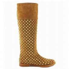 Botas Christian Louboutin Meneboot de 40 mm, color camel. Botas Christian Louboutin Meneboot de 40 mm, color camel.