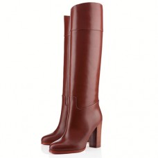 Botas Christian Louboutin Dartata de 80 mm color chocolate. Botas Christian Louboutin Dartata de 80 mm color chocolate.