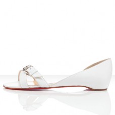 Sandalias planas Christian Louboutin Atalanta blancas Sandalias planas Christian Louboutin Atalanta blancas