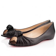 Bailarinas Christian Louboutin Turban Nappa Negras Bailarinas Christian Louboutin Turban Nappa Negras