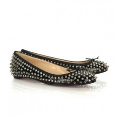 Bailarinas Christian Louboutin Big Kiss con tachuelas negras Bailarinas Christian Louboutin Big Kiss con tachuelas negras