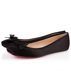 Bailarinas de satén negras Christian Louboutin Boudoir Bailarinas de satén negras Christian Louboutin Boudoir