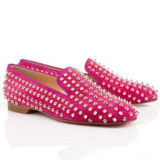 Mocasines Christian Louboutin Rolling Spikes Rose Matador Mocasines Christian Louboutin Rolling Spikes Rose Matador