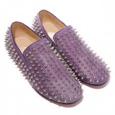 Mocasines Christian Louboutin Rolling Spikes Parme Mocasines Christian Louboutin Rolling Spikes Parme