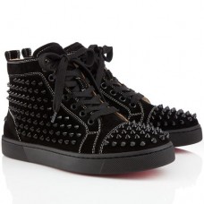 Zapatillas Christian Louboutin Louis Spikes negras Zapatillas Christian Louboutin Louis Spikes negras