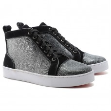 Zapatillas Christian Louboutin Louis Jeweled negras Zapatillas Christian Louboutin Louis Jeweled negras