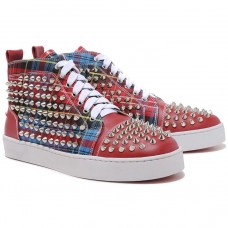 Zapatillas Christian Louboutin Louis Spikes rojas Zapatillas Christian Louboutin Louis Spikes rojas