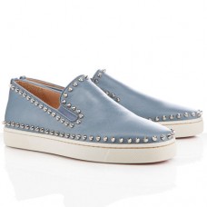 Sandalias Christian Louboutin Pik Boat Gris Claro Sandalias Christian Louboutin Pik Boat Gris Claro