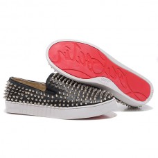 Mocasines Christian Louboutin Roller Boat negros Mocasines Christian Louboutin Roller Boat negros