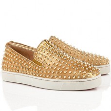 Mocasines Christian Louboutin Roller Boat dorados Mocasines Christian Louboutin Roller Boat dorados