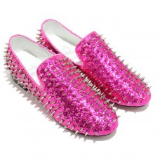 Mocasines Christian Louboutin Rollerboy Spikes Rose Matador Mocasines Christian Louboutin Rollerboy Spikes Rose Matador
