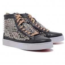 Zapatillas Christian Louboutin Louis Spikes negras Zapatillas Christian Louboutin Louis Spikes negras
