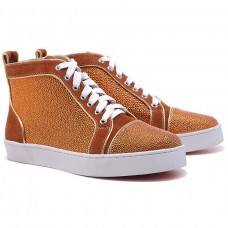 Zapatillas Christian Louboutin Louis Strass marrones Zapatillas Christian Louboutin Louis Strass marrones