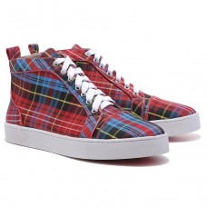 Zapatillas Christian Louboutin Louis TarTaupe rojas Zapatillas Christian Louboutin Louis TarTaupe rojas