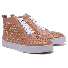 Zapatillas Christian Louboutin Louis Gold Spikes color topo Zapatillas Christian Louboutin Louis Gold Spikes color topo