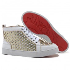 Zapatillas Christian Louboutin Louis Spikes blancas Zapatillas Christian Louboutin Louis Spikes blancas