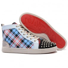 Zapatillas Christian Louboutin Louis Spikes azules Zapatillas Christian Louboutin Louis Spikes azules
