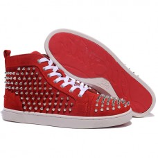 Zapatillas Christian Louboutin Louis Spikes rojas Zapatillas Christian Louboutin Louis Spikes rojas