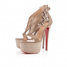 Sandalias Christian Louboutin Charleze de 160 mm color piedra Sandalias Christian Louboutin Charleze de 160 mm color piedra