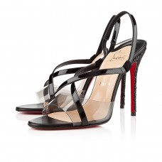 Christian Louboutin Coup De Bleu 100mm Sandalias Negro Christian Louboutin Coup De Bleu 100mm Sandalias Negro