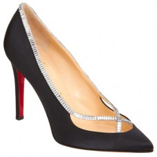 Zapatos de tacón Christian Louboutin Super Vic de 120 mm, color negro. Zapatos de tacón Christian Louboutin Super Vic de 120 mm, color negro.