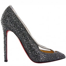 Zapatos de tacón Christian Louboutin Super Vic de 120 mm, color negro. Zapatos de tacón Christian Louboutin Super Vic de 120 mm, color negro.