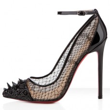 Zapatos de tacón Christian Louboutin Picks And Co de 120 mm, color negro. Zapatos de tacón Christian Louboutin Picks And Co de 120 mm, color negro.
