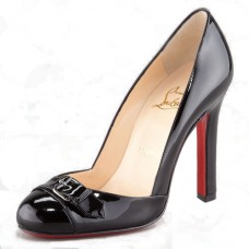 Zapatos de tacón Christian Louboutin Lilibelt de 100 mm, color negro. Zapatos de tacón Christian Louboutin Lilibelt de 100 mm, color negro.