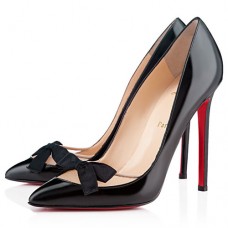 Zapatos de tacón Christian Louboutin Love Me de 120 mm, color negro. Zapatos de tacón Christian Louboutin Love Me de 120 mm, color negro.
