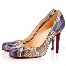Zapatos de tacón Christian Louboutin Simple de 100 mm, color morado. Zapatos de tacón Christian Louboutin Simple de 100 mm, color morado.