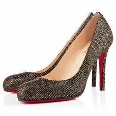 Zapatos de tacón Christian Louboutin Simple de 100 mm, color negro. Zapatos de tacón Christian Louboutin Simple de 100 mm, color negro.