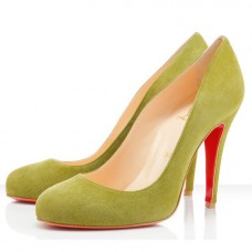 Zapatos de tacón Christian Louboutin Ron Ron de 100 mm, color amarillo. Zapatos de tacón Christian Louboutin Ron Ron de 100 mm, color amarillo.