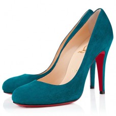 Zapatos de tacón Christian Louboutin Ron Ron de 100 mm color pavo real Zapatos de tacón Christian Louboutin Ron Ron de 100 mm color pavo real